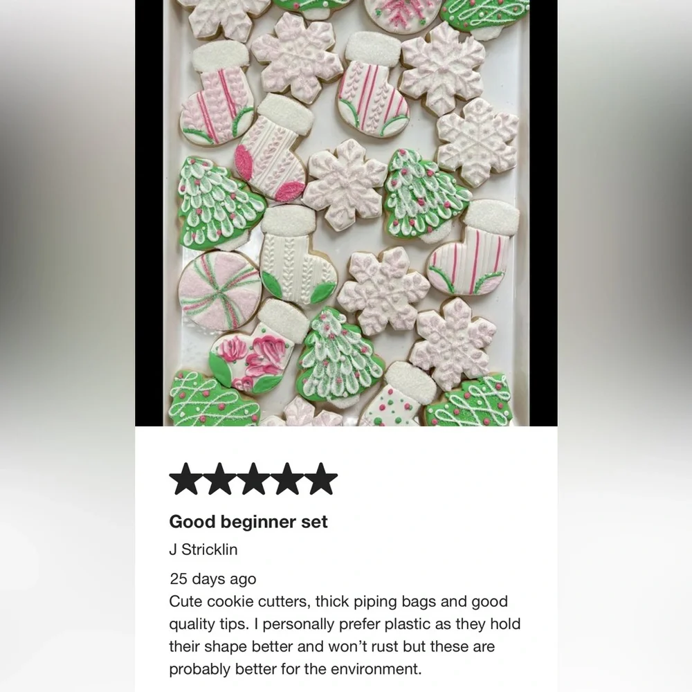 Crate&Barrel Festive Cookie Decorating Set